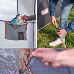 Tente Coleman 8 Personnes Octagon Gris -Meilleur Camping Magasin tente coleman 8 personnes octagon gris 5