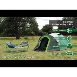 Tente Coleman KOBUK VALLEY 4 PLUS -Meilleur Camping Magasin tente coleman kobuk valley 4 plus 1