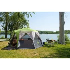Tente Coleman Octagon 8 (Verte) -Meilleur Camping Magasin tente coleman octagon 8 verte 2