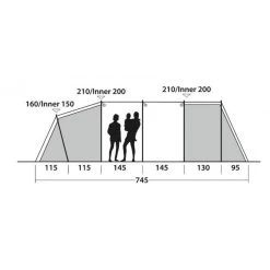 Tente De Camping Outwell Winwood 8 -Meilleur Camping Magasin tente de camping outwell winwood 8 3