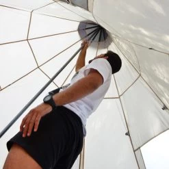 Tente De Camping Tipii - 6 Personnes - Hauteur 2,50m - Moustiquaire - Beige/Gris -Meilleur Camping Magasin tente de camping tipii 6 personnes hauteur 250m moustiquaire beigegris 2