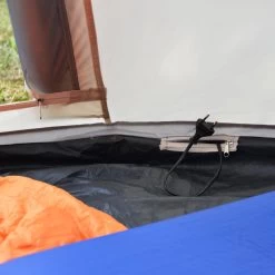 Tente De Camping Tipii - 6 Personnes - Hauteur 2,50m - Moustiquaire - Beige/Gris -Meilleur Camping Magasin tente de camping tipii 6 personnes hauteur 250m moustiquaire beigegris 3