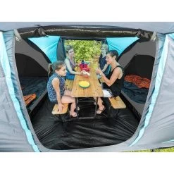 Tente Dôme Hammerfest 4 Sleeper Protect - Sol Cousu - 4 Pers - 2 Cabines Noires -Meilleur Camping Magasin tente dome hammerfest 4 sleeper protect sol cousu 4 pers 2 cabines noires 2