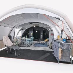 Quechua Tente Gonflable De Camping - Air Seconds 6.3 XXL F&B - 6 Personnes - 3 Chambres -Meilleur Camping Magasin tente gonflable de camping air seconds 63 xxl f and b 6 personnes 3 chambres 3