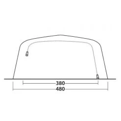 Tente Gonflable Outwell Jacksondale 7PA -Meilleur Camping Magasin tente gonflable outwell jacksondale 7pa 4