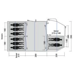 Tente Gonflable Outwell Knightdale 8PA 7 Tente Gonflable Outwell Knightdale 8PA -Meilleur Camping Magasin tente gonflable outwell knightdale 8pa 2