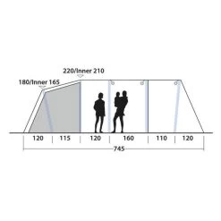Tente Gonflable Outwell Knightdale 8PA 8 Tente Gonflable Outwell Knightdale 8PA -Meilleur Camping Magasin tente gonflable outwell knightdale 8pa 3