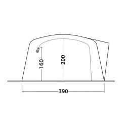 Tente Gonflable Outwell Knightdale 8PA 9 Tente Gonflable Outwell Knightdale 8PA -Meilleur Camping Magasin tente gonflable outwell knightdale 8pa 4