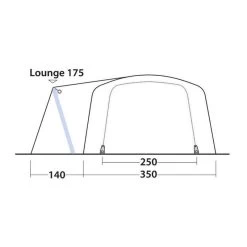 Tente Gonflable Outwell Oakdale 5PA -Meilleur Camping Magasin tente gonflable outwell oakdale 5pa 4