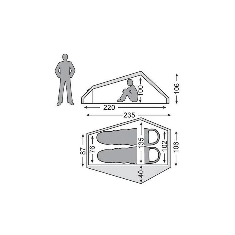 Tente Nordisk Telemark 2 LW 2 Tente Nordisk Telemark 2 LW – Image 2