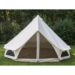 Tente Tipii 400 Canvas - Tipi 8 Pers. - 400 X 400 X 250 Cm -Meilleur Camping Magasin tente tipii 400 canvas tipi 8 pers 400 x 400 x 250 cm 2