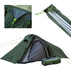 Tente Tunnel De Trekking Peme Forest 2 Places 2.5 Kg